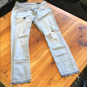 Rag & Bone destroyed denim